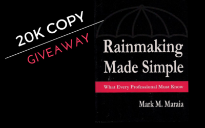 Giving Away 20,000 Copies of Rainmaking Made Simple